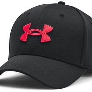 Under Armour Black Cap with Red Logo
